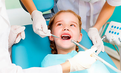 Удаление зубного камня ультразвуком у детей, все зубы
