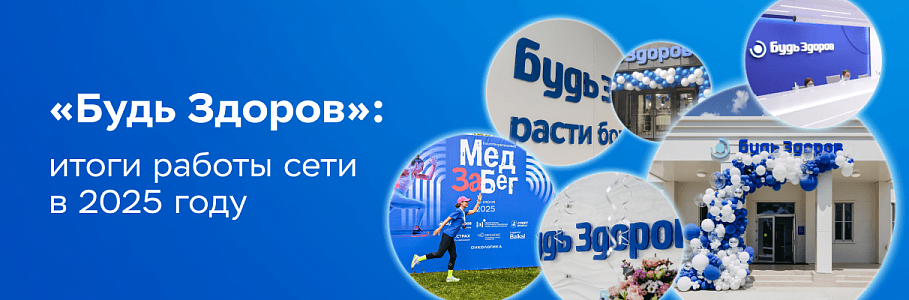 Год открытий: сеть клиник «Будь Здоров» подвела итоги 2025 года